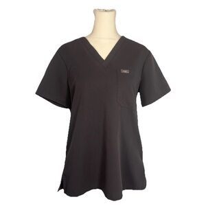 Figs Technical Collection Scrub Top Gray Size Small Style 1000211